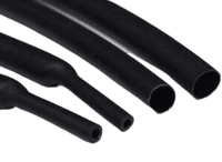 Hellermann Tyton Black 12-4mm 3:1 Glue-Lined Heat Shrink, 1.2m (Suits 6B&S) Main Image