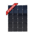 Enerdrive 150W Fixed Mono Black Frame Solar Panel Square Main Image