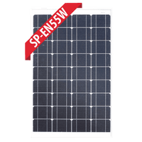 Enerdrive 55W Fixed Mono Frame Solar Panel Main Image
