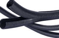 13mm ID Split Tube Flexible Conduit Black 150m Roll Main Image