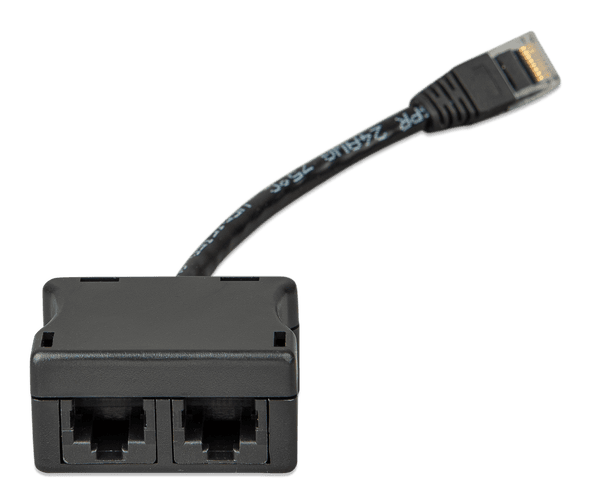 Victron RJ45-splitter 1xRJ45 male/15cm cable/2xRJ45 female 1