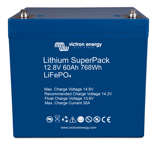 Victron 12V 60Ah SuperPack M6 Lithium Battery 1