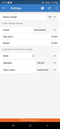 Victron Smart BatteryProtect 12/24V-100A Bluetooth Low Voltage Disconnect 6