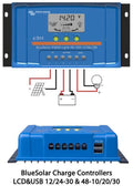 Victron 48V 10A BlueSolar PWM-LCD&USB Solar Charge Controller Main Image