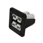 Exotronic Flush Mount Dual 50A Anderson Plug Panel w/ 2x 50A Grey Anderson Plugs