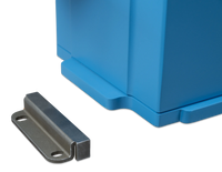 Close-up of a heavy duty steel mounting bracket designed for the Victron Smart NG battery range