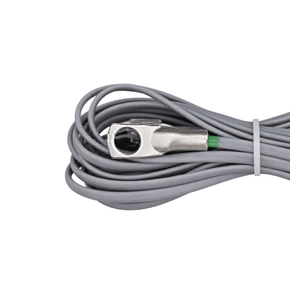 Close-up of the encapsulated ring terminal temperature sensor for battery chargers
