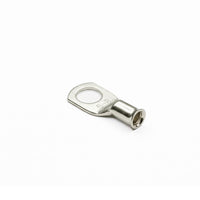 Detailed view of the bellmouth cable entry on a 6mm² copper lug