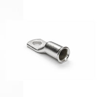 Detailed close-up of the flared bellmouth entry on a copper lug