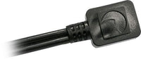 Submersible IP68 temperature sensor head with integrated strain relief and two-wire cable