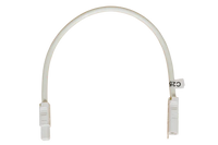 500mm white CMS connection lead with C style connectors at both ends