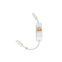 White 16A RCD enclosure with CMS C-style connectors and earth lead