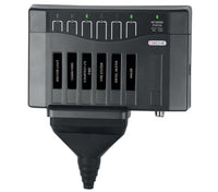 CZone 6-channel output interface with protective cable boot and circuit status LEDs