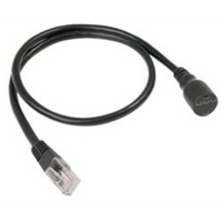 Black 8m RJ45 cable with specialized connector for CZone push buttons