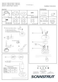 Official installation instructions for Scanstrut DS21 and DS16 series cable seals