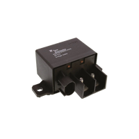 Enerdrive 24V 130A 4-pin normally open relay with high-current threaded studs and mounting tab