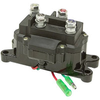 Enerdrive 24V 200A motor reversing solenoid with four terminal studs and pre-wired coil leads