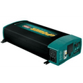Enerdrive 2600W ePower pure sine wave inverter showing teal casing and AC output panel