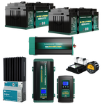 Enerdrive B-TEC lithium battery bundle with chargers, 2600W inverter and ePRO PLUS monitor