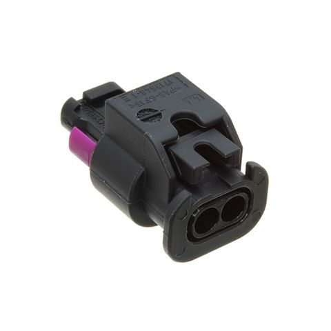 Two-pin sense lead connector with locking latch for Enerdrive R-P2512150HD battery charger