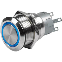 CZone Push Button ON/OFF with Blue LED, 3.3V (CZ-80-911-0061-00) — image 1