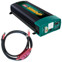 Enerdrive ePOWER 2600W-X true sine wave inverter with AC transfer switch and DC cable kit