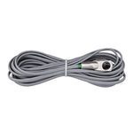 Coiled 7.5m grey temperature sensor cable with ring terminal for Enerdrive battery chargers