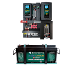 Enerdrive eSYSTEM AC/DC board with DC2DC charger and 300Ah B-TEC lithium battery