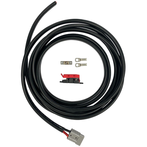 Start battery to AP50 cable kit with 5m twin-core cable, 50A plug, fuse holder and terminal lugs