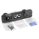 Flush mount panel kit with Anderson plug, 12V cigarette socket, USB ports and mounting hardware