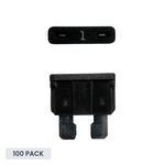 Exotronic 1A ATO/ATC Standard Automotive Blade Fuse - 100 pack