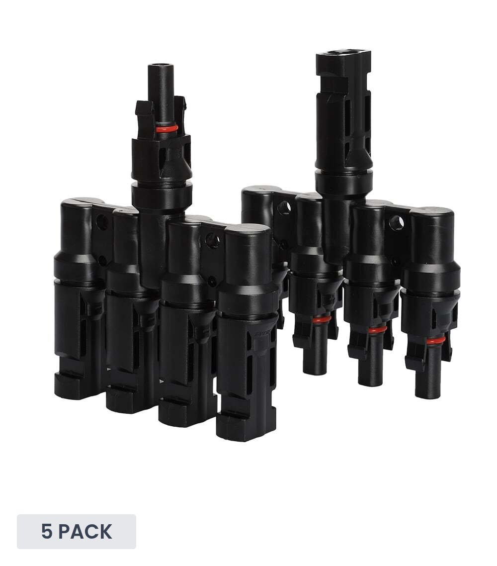 Exotronic 4 to 1 'h' Branch Joiner Connector Pair - 5 Pack