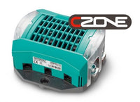 Teal Mastervolt MasterShunt 500 battery monitor with communication ports and clear terminal covers
