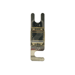 Top view of 150A Midi fuse featuring clear housing and tin-plated terminals