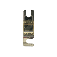 Top view of 150A Midi fuse featuring clear housing and tin-plated terminals