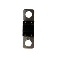 Rear view of 70A Midi fuse showing black nylon housing and metal terminals