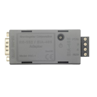 Morningstar RS-232 to EIA-485 adapter with DB9 port and screw terminal block