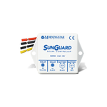 Morningstar SunGuard 4.5A 12V PWM solar charge controller with integrated wiring leads and side mounting holes