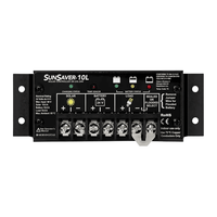 Morningstar SunSaver 10A 24V solar charge controller with screw terminals and status LEDs