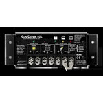 Front view of Morningstar Sunsaver 10L solar charge controller with LED indicators and screw terminals