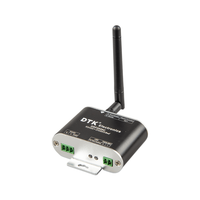 Side perspective view of the RS485 to Zigbee converter with dipole antenna