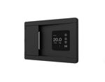 Front view of black Scanstrut ATMOS 12V air pump station with digital display and control buttons