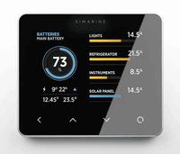 Simarine Pico standalone battery monitor display in silver showing power usage and state of charge SI-PICO-2