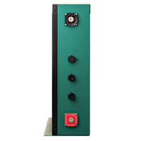 Side view of battery terminals and communication ports on the 300Ah lithium battery