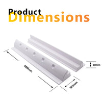 White Solar Bracket Dimensions