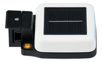 Perspective view of SolarSense 750 monitor showing durable white and black casing