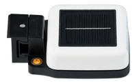 Perspective view of SolarSense 750 monitor showing durable white and black casing