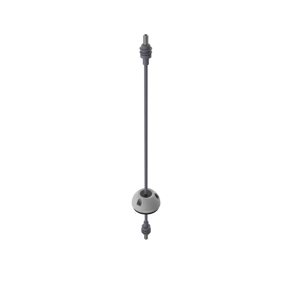 Rendered view of the cable seal installed on a Starlink cable with large connectors