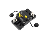 Angled view showing stainless steel connection studs and black thermal plastic housing