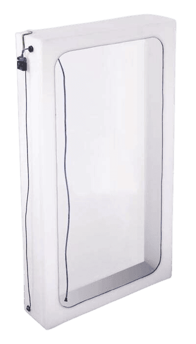 Votronic tank level sensor FL 5530 installed in a semi-transparent water tank